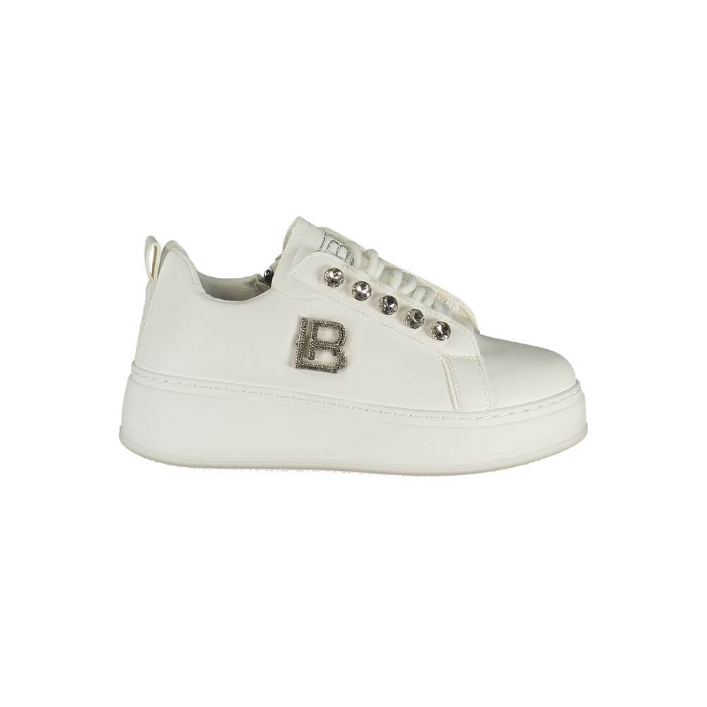 Laura Biagiotti Bianco Polyurethane Women Sneaker