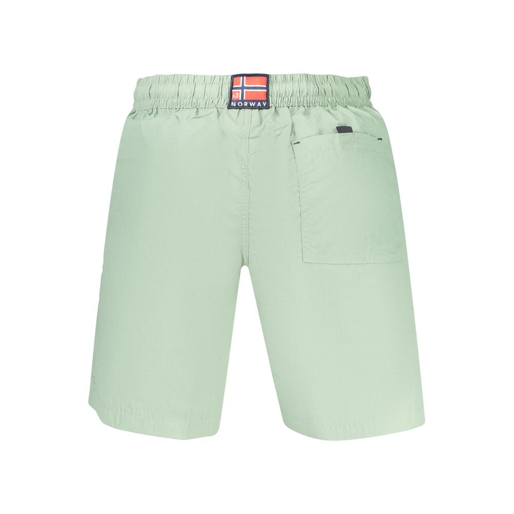 Norway 1963 Green Polyamide Swim Shorts