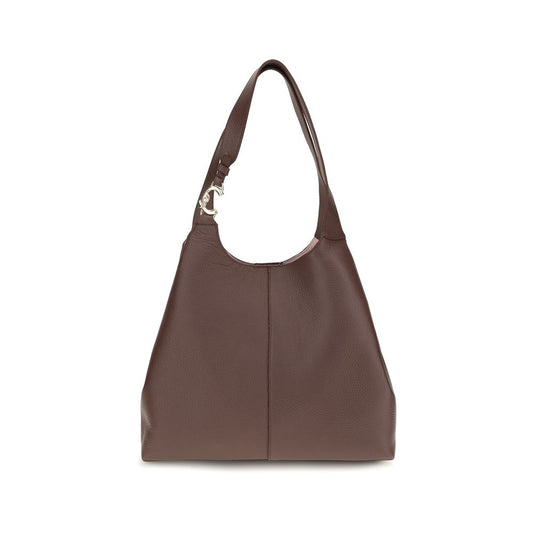 Coccinelle Brown Calf Leather Bos Taurus Shoulder Bag