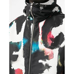 Alexander McQueen Graffiti-print Hooded Windbreaker 726915QUR478500
