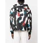 Alexander McQueen Graffiti-print Hooded Windbreaker 726915QUR478500