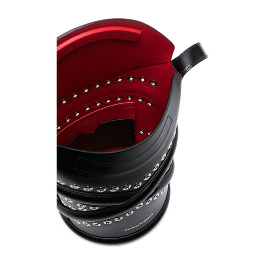 Alexander McQueen The Curve Studded Crossbody Bag 6564671BLEI1000