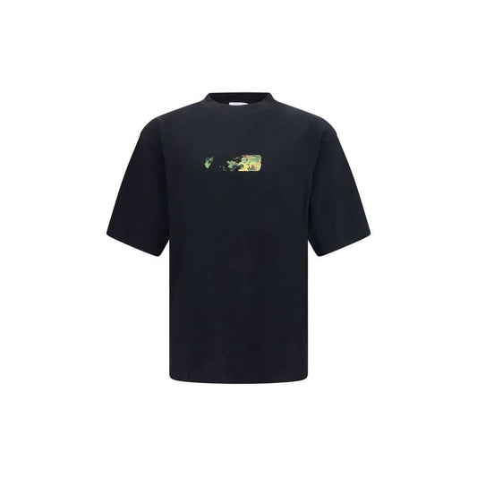 Off-White Black Cotton T-Shirt