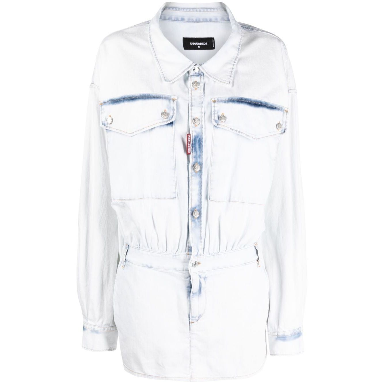 Dsquared2 Dresses Clear Blue