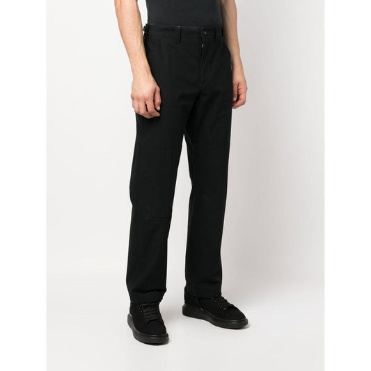Alexander McQueen drawstring-hem Cotton Trousers 724285QUS031000