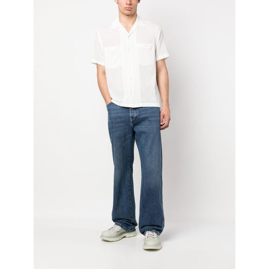 Alexander Mcqueen wide-leg panelled jeans 731625QUY444001-P23