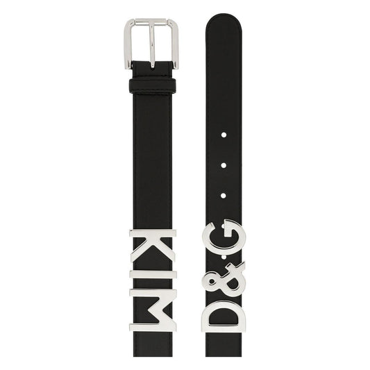 Dolce & Gabbana logo-lettering Leather Belt BE1599AM68187653