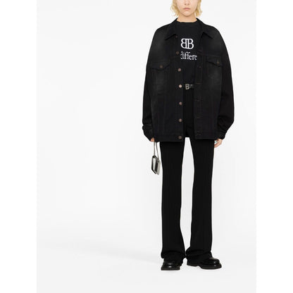 Balenciaga pinstripe straight-leg trousers Trousers