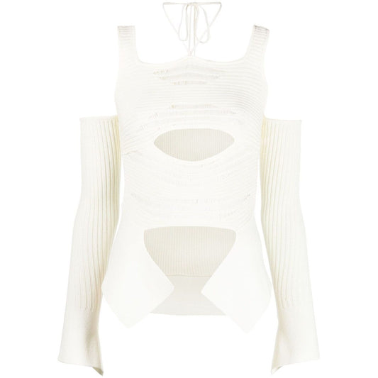 ANDREĀDAMO Andrea Adamo Top White