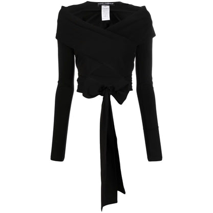 Dolce & Gabbana cut-out Wrap Top