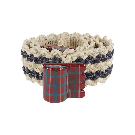 Exquisite J Belts Beige CN756ECRUBLU