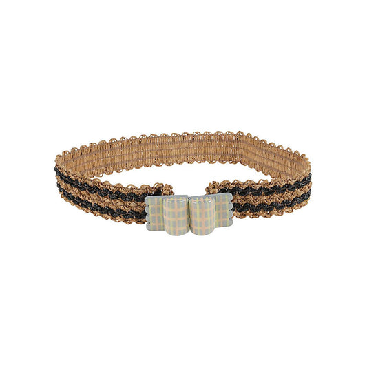 Exquisite J Belts Brown CN757BROWNBLACK