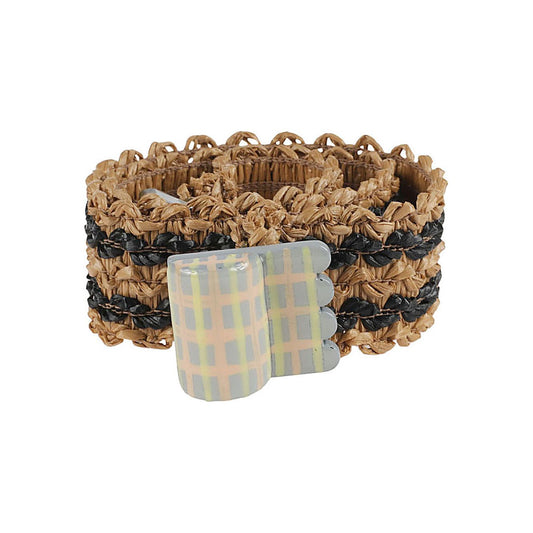 Exquisite J Belts Brown CN757BROWNBLACK