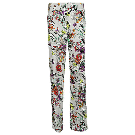 5progress Trousers White 9020FLORAWHITE