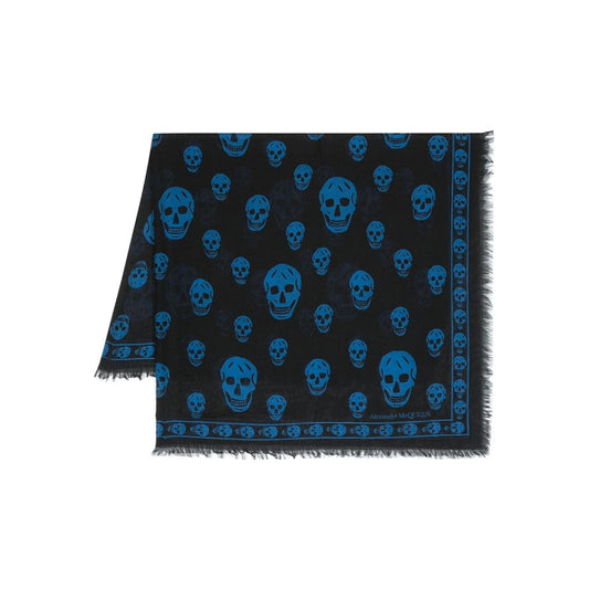 Alexander McQueen Skull silk blend scarf