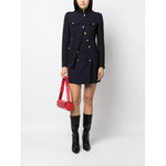 Alexander McQueen wool-cotton blend mini wrap skirt 752499QJACF4100