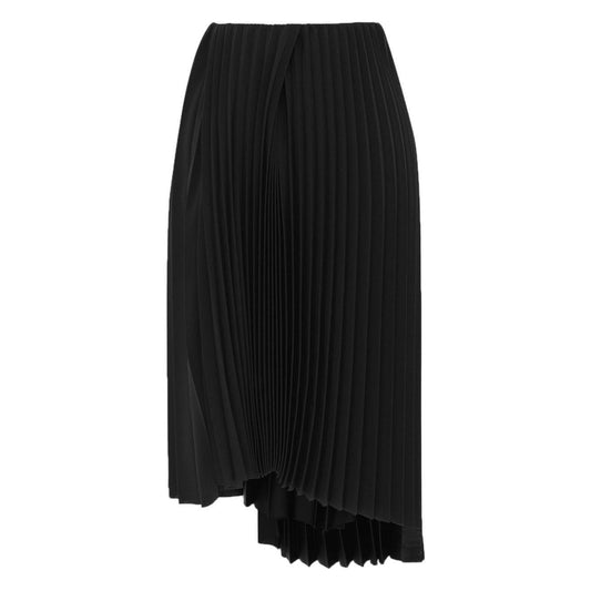 Saint Laurent Pleated Midi Skirt 758760Y6H681000