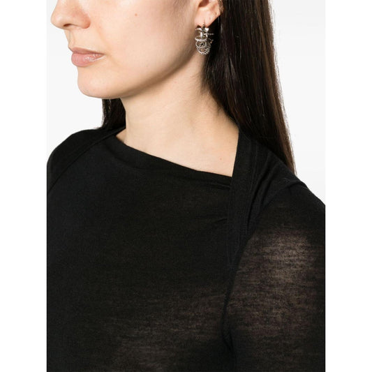 Saint Laurent Wool blend long pencil dress 775362Y37NW1000