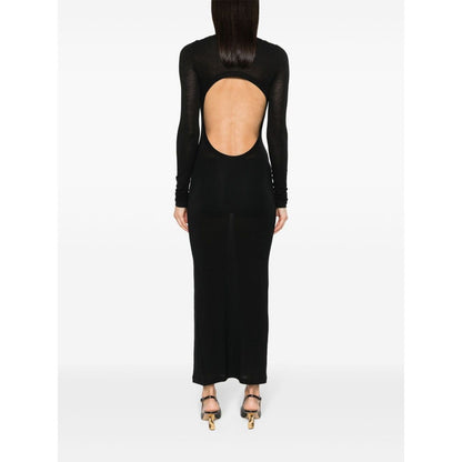 Saint Laurent Wool blend long pencil dress