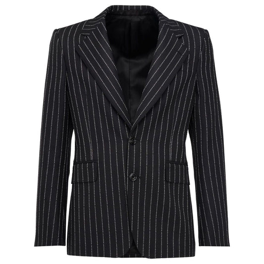 Alexander McQueen pinstriped single-breasted blazer 774669QUAAR1090