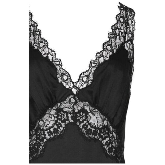 Saint Laurent lace-panel midi dress 779765Y001W1000