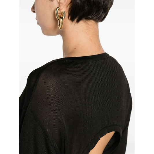 Saint Laurent open-back knitted dress 776019Y76LT1000