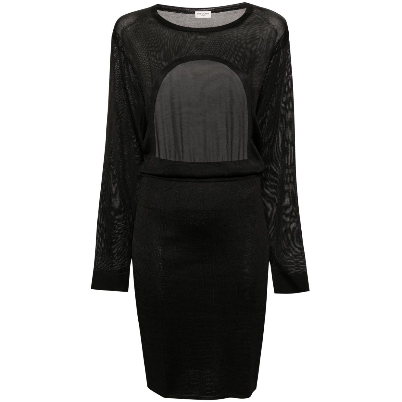 Saint Laurent open-back knitted dress