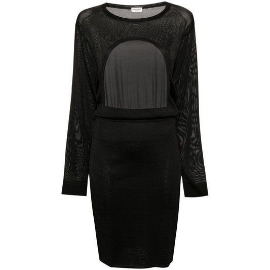 Saint Laurent open-back knitted dress 776019Y76LT1000