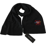 Dolce & Gabbana Gray #DGLovesLondon Wrap Shawl Wool Scarf Wool Wrap Shawls