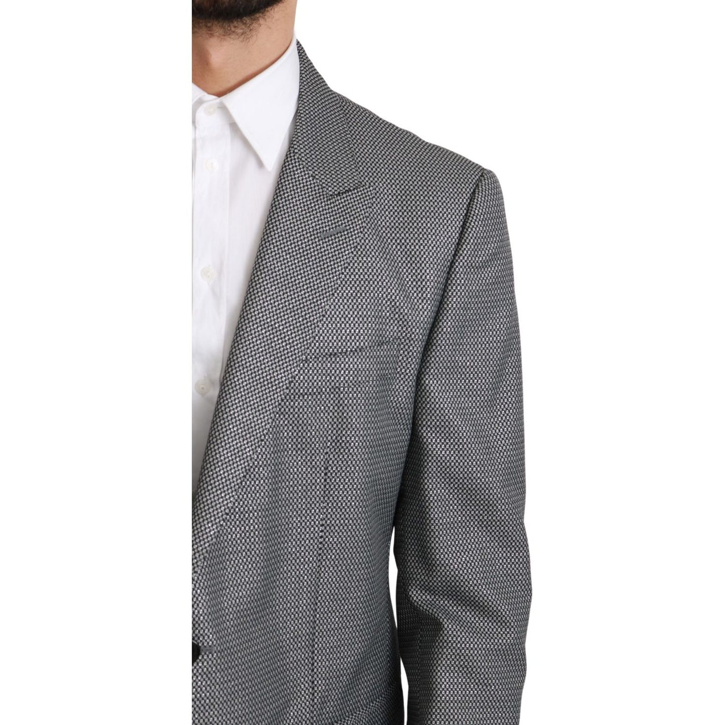 Dolce & Gabbana Gray Slim Fit Formal MARTINI Blazer KOS1713-54