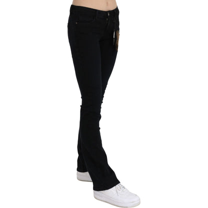Costume National Black Low Waist Skinny Denim Cotton Jeans Jeans & Pants
