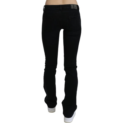 Costume National Black Low Waist Skinny Denim Cotton Jeans Jeans & Pants