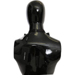 Dolce & Gabbana Elegant Silver Silk Bowtie Necklace Dolce & Gabbana Black