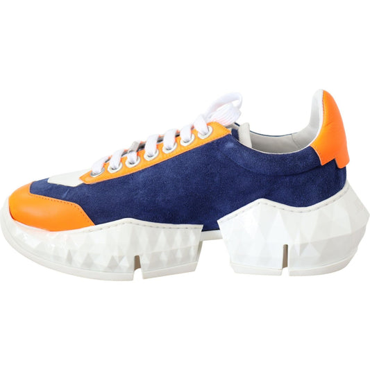 Jimmy Choo Electric Elegance Leather Mix Sneakers 192954953980