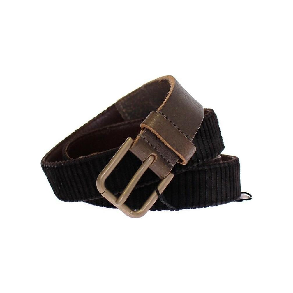 Dolce & Gabbana Brown Leather Logo Cintura Gürtel Belt GSB10298-95