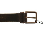 Dolce & Gabbana Brown Leather Logo Cintura Gürtel Belt GSB10298-95
