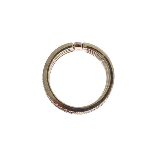 Nialaya Black CZ 925 Sterling Silver Womens Ring Ring