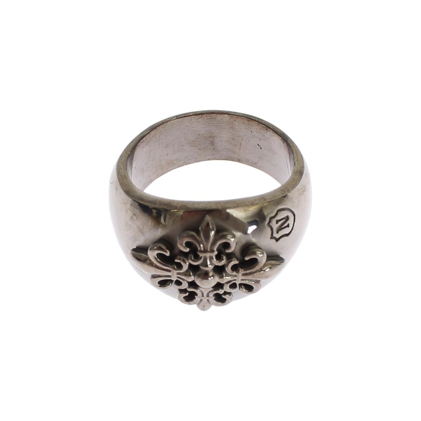Nialaya Silver 925 Sterling Authentic Crest Ring Ring