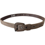Costume National Brown Leather Logo Buckle Waist Belt BEL61023-100