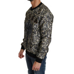 Dolce & Gabbana Multicolor SAMBA Jacquard Palmtree Pullover Sweater TSH2513-46