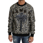 Dolce & Gabbana Multicolor SAMBA Jacquard Palmtree Pullover Sweater TSH2513-46