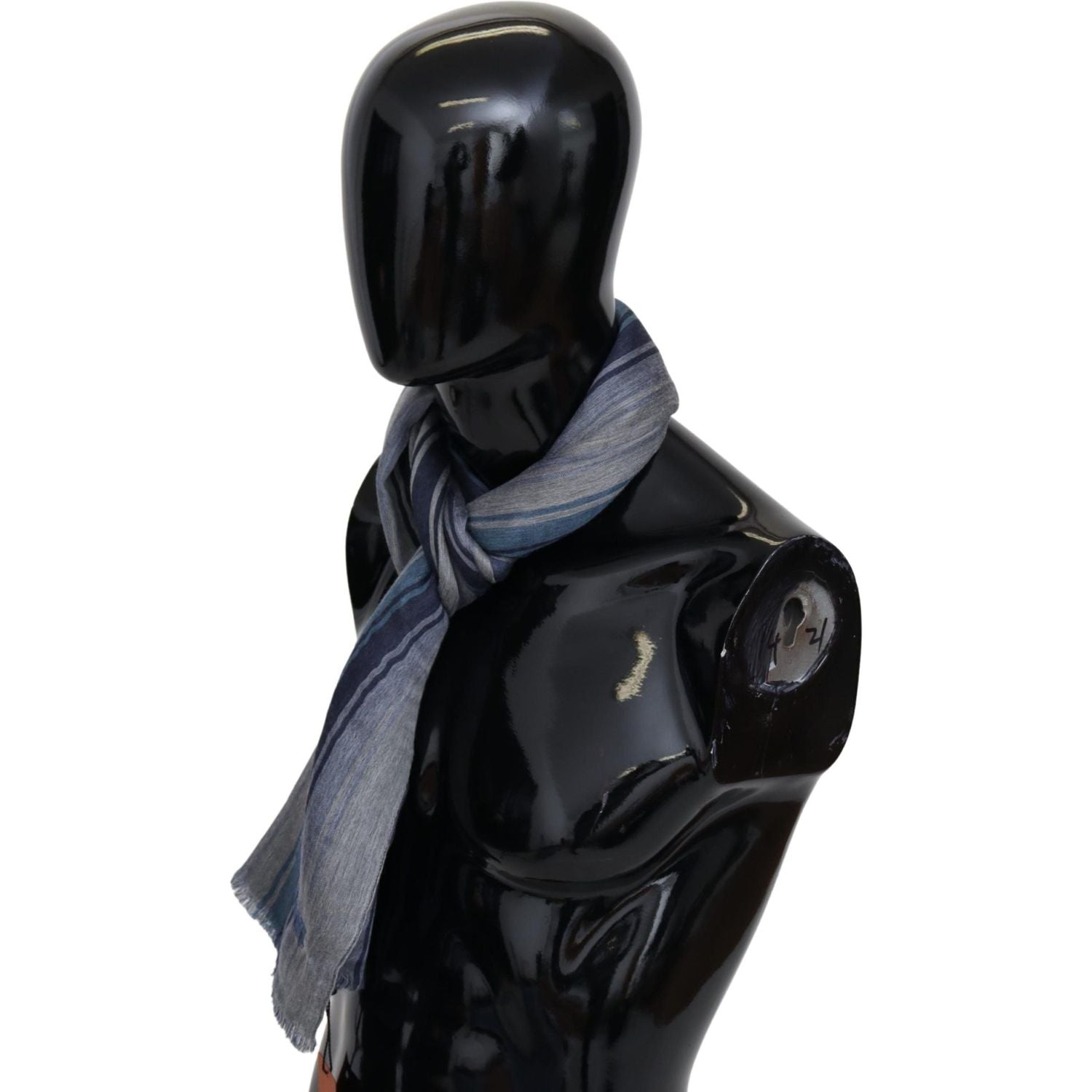 Missoni Multicolor Wool Striped Unisex Neck Wrap Shawl