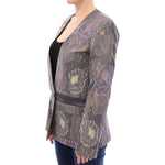 Roberto Fragata Multicolor Silk Floral Cotton Blazer GSS10744-2