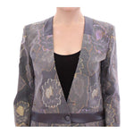 Roberto Fragata Multicolor Silk Floral Cotton Blazer GSS10744-2