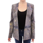 Roberto Fragata Multicolor Silk Floral Cotton Blazer GSS10744-2