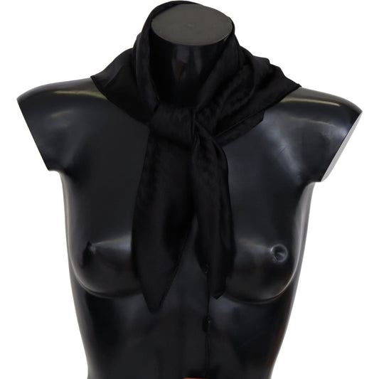 Missoni Black Wool Knit Unisex Neck Wrap Shawl Scarf