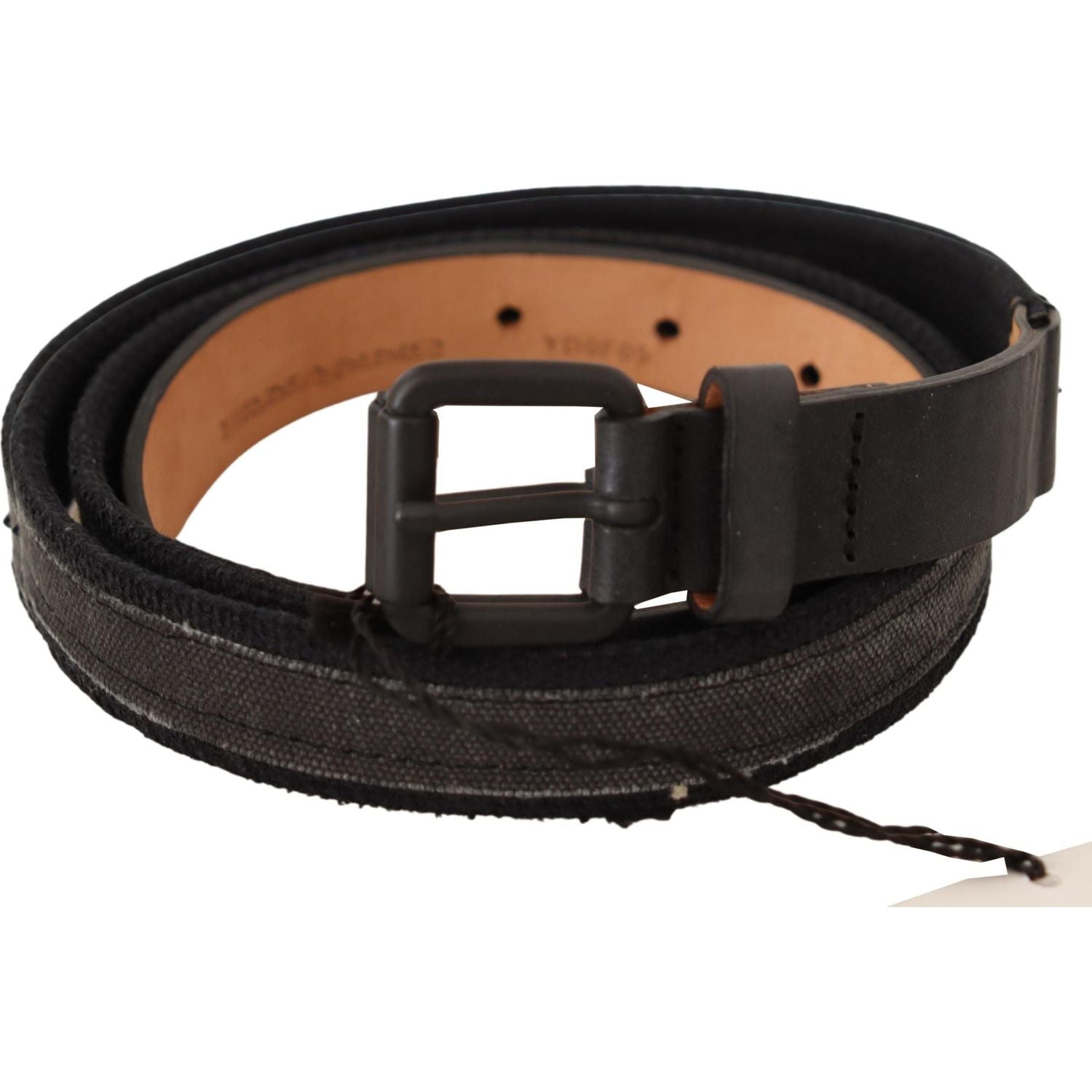 Ermanno Scervino Black Leather Logo Buckle Waist Women Belt