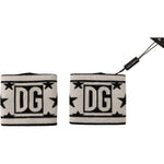 Dolce & Gabbana Elegant Monochrome Wool Wristband Set Dolce & Gabbana Dark Gray