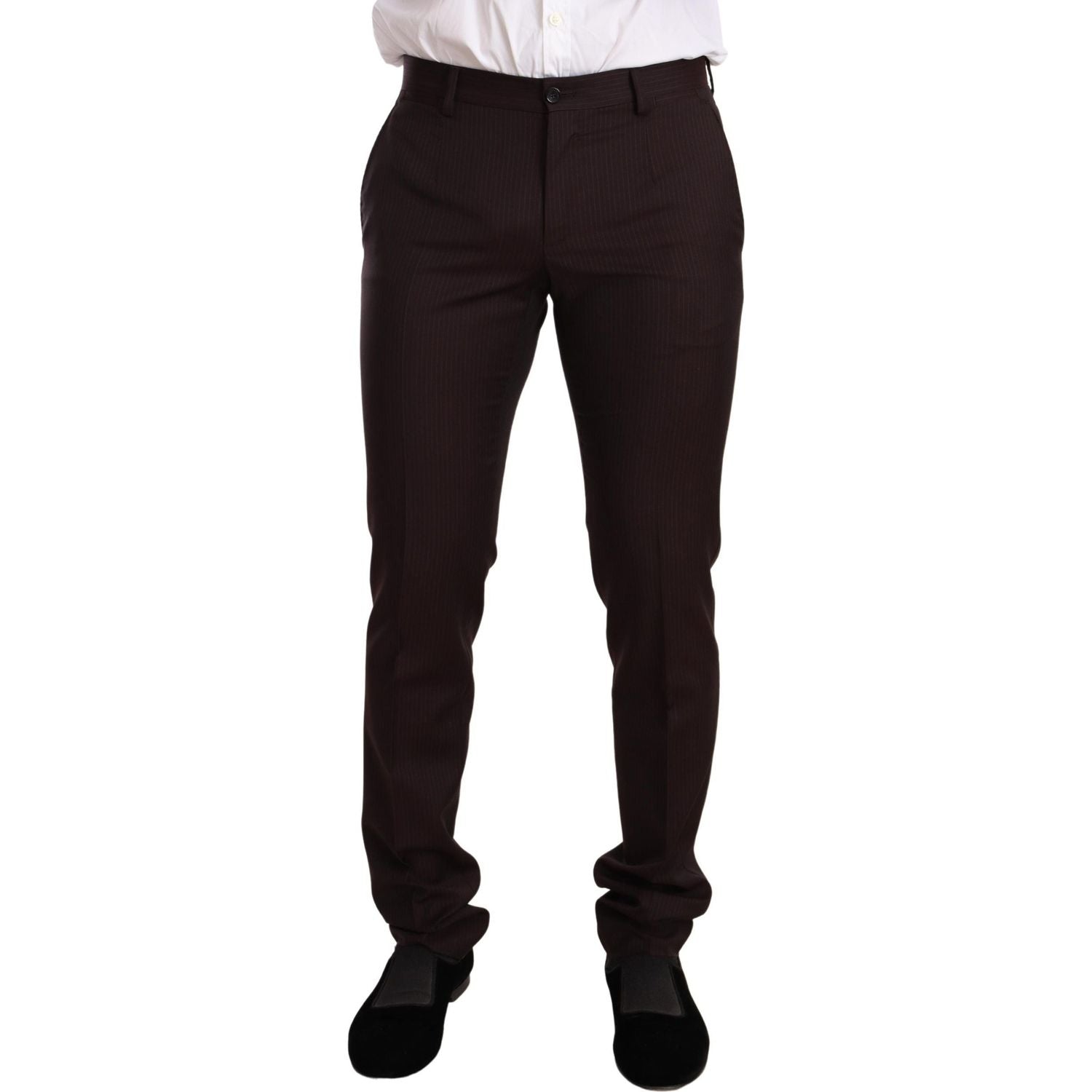 Dolce & Gabbana Bordeaux Wool MARTINI Slim Fit Suit