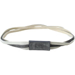 Costume National Chic White Leather Logo Belt WOMAN BELTS Costume National Gray